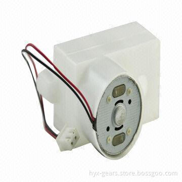 Plastic Gear Motor with Low Speed, High Torque and Right Angle